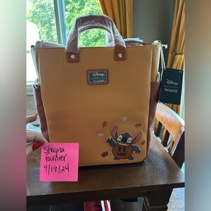 Large tote lounge fly lilo and stitch Halloween